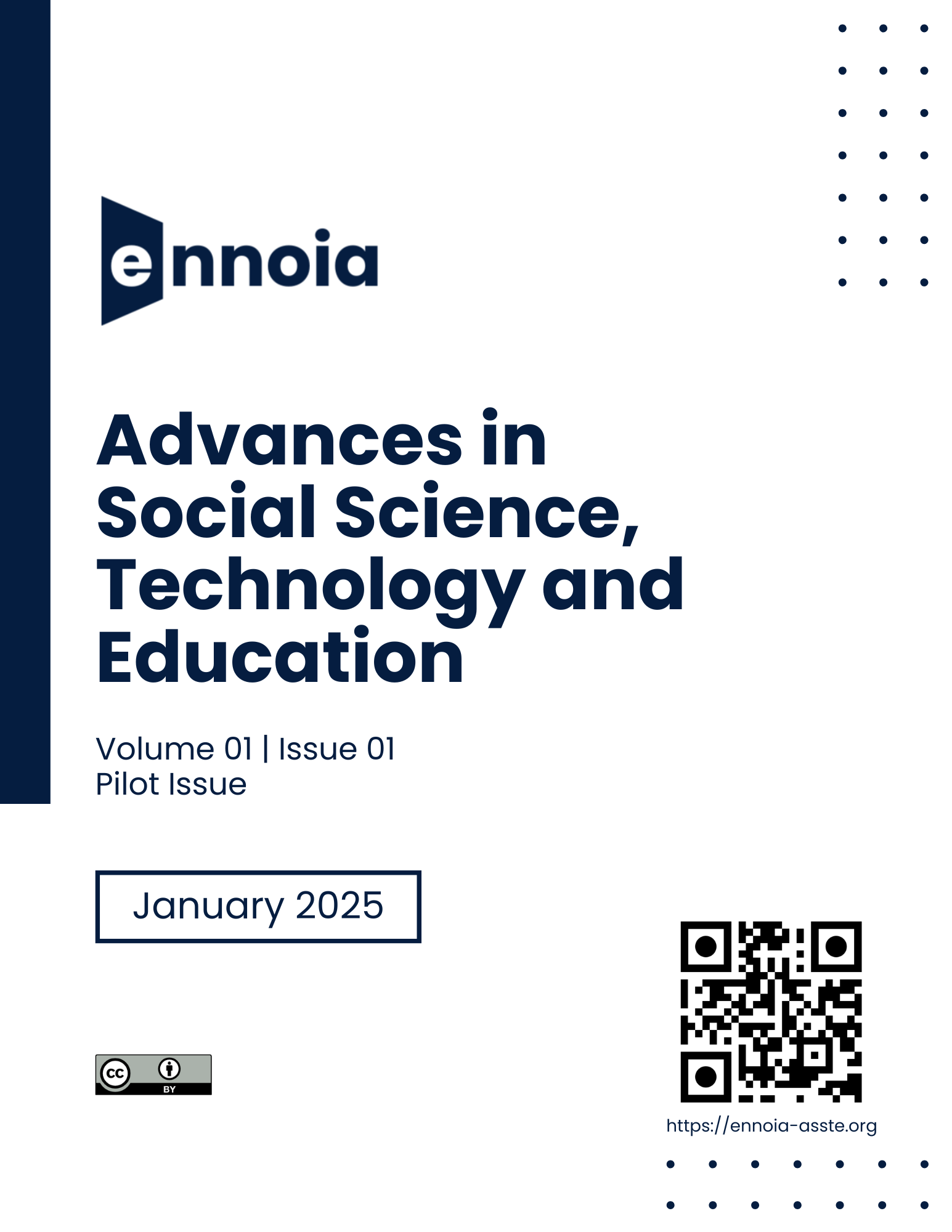 Ennoia Advances in Social Science, Technology and Education journal cover